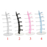 Maxbell 5 Pairs Sunglasses Holder Rack Glasses Show Display Stand Organizer Clear
