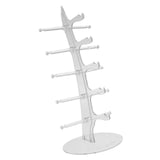 Maxbell 5 Pairs Sunglasses Holder Rack Glasses Show Display Stand Organizer Clear