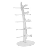 Maxbell 5 Pairs Sunglasses Holder Rack Glasses Show Display Stand Organizer Clear
