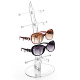 Maxbell 5 Pairs Sunglasses Holder Rack Glasses Show Display Stand Organizer Clear