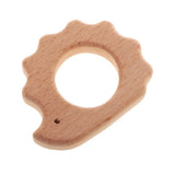 Maxbell 3PCS Eco-friendly Organic Wood Teething Holder DIY Nursing Pendant Baby Gift