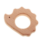 Maxbell 3PCS Eco-friendly Organic Wood Teething Holder DIY Nursing Pendant Baby Gift