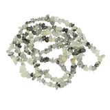 Maxbell 34 inch/ Strand Jewelry DIY Findings Natural Black Rutile Quartz Gemstone