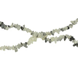 Maxbell 34 inch/ Strand Jewelry DIY Findings Natural Black Rutile Quartz Gemstone