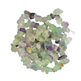 Maxbell 34 inch/ Strand Jewelry DIY Findings Natural Rainbow Fluorite Gemstone