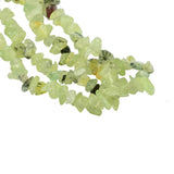 Maxbell 34 inch/ Strand Jewelry DIY Findings Natural Green Prehnite Sand