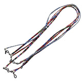 Sunglass Eyeglass Spectacle Ethic Sports Strap Chain Holder Multicolored