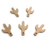 Maxbell Natural Wooden Baby Teether Teething Toy Shower Gift  Cactus