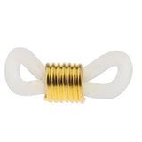 Maxbell 90pcs Rubber Ends Retainer Connector Holder for Eyeglass Chain DIY Findings