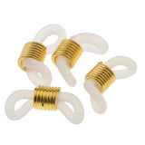 Maxbell 90pcs Rubber Ends Retainer Connector Holder for Eyeglass Chain DIY Findings