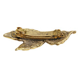 Fashion Bohemia 3 Bronze Leaf Shape Hair Pin Clip Barrette Antique Bronze