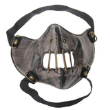 Unisex Steampunk Rivet Mask Vintage Gothic Punk Cosplay Mask Hollow Out