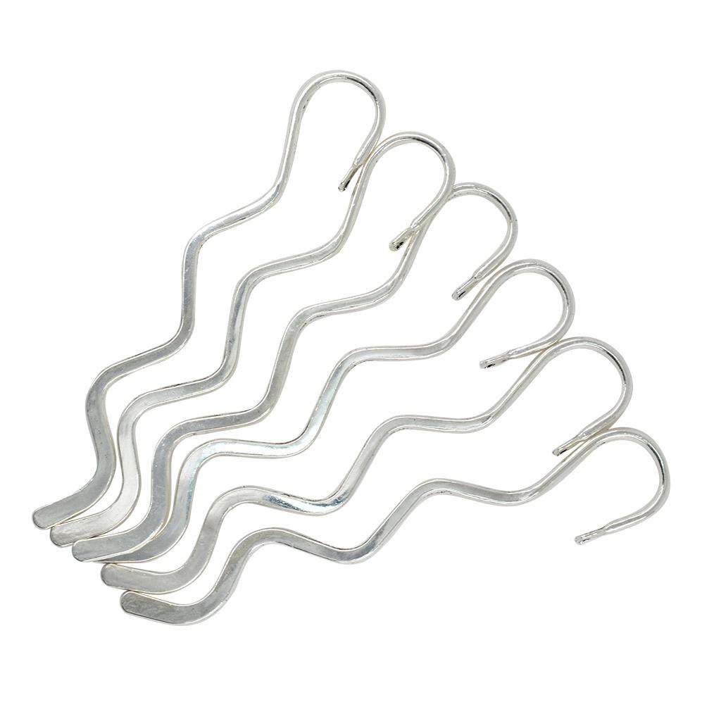 Maxbell 16 Pieces Tibetan Silver Long Beading Bookmarks with Loop DIY Making Craft