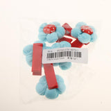 5pcs Cute Kids Baby Girl Flower Princess Hair Clip Hairpin Headwear Blue