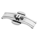 Maxbell Butterfly Deployment Buckle Wristwatch Straps Clasps Stainless Steel 17x5mm