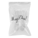 Max 2Pieces 5m PU Leather Cord String for Necklace Bracelet DIY Findings White