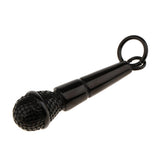 Maxbell Mens Hip Hop Rock Roll Stainless Steel Microphone Music Pendant for Necklace