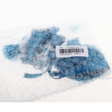 Maxbell 1 Set Ancient Chinese Hair Clip Tassel Ribbon Flower Drop Earring Lake Blue