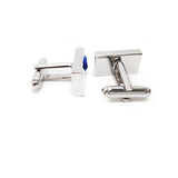 Max Men's Shirt Cufflinks Crystal Brass CuffLinks Holiday Gifts Rectangle