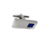 Max Men's Shirt Cufflinks Crystal Brass CuffLinks Holiday Gifts Rectangle