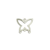 Maxbell 50Pcs Earrings Chandelier Hollow Butterfly Frame Connector Charms DIY Making