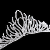 Maxbell Wedding Tiara Rhinestones Crystal Bridal Headband Pageant Princess Crown