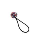 Diamond Ball Elastic Hair Ties Band Rope Bun Ponytail Holder Ring Multicolor