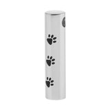 Max Puppy Dog Paw Cylinder Pendant Cremation Jewelry Stainless Steel Pendant