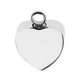 Maxbell Stainless Steel Cremation My Friend Heart Urn Pendant Keepsake My Grandma