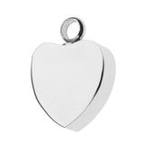 Maxbell Stainless Steel Cremation My Friend Heart Urn Pendant Keepsake My Wife
