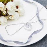 Maxbell Stainless Steel Heart Cremation Urn Keepsake Pendant My Dad My Hero My Angel