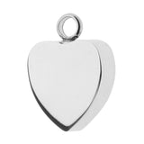 Maxbell Stainless Steel Heart Cremation Urn Keepsake Pendant My Dad My Hero My Angel