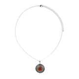 Maxbell Round Circle Transgender Transexual LGBT Gay Pride Rainbow Necklace Round 1