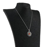 Maxbell Round Circle Transgender Transexual LGBT Gay Pride Rainbow Necklace Round 1
