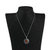 Maxbell Round Circle Transgender Transexual LGBT Gay Pride Rainbow Necklace Round 1