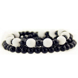 Maxbell Fashion Charm Women Men Shells Handmade Agate Bracelet Pendant Necklace