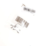 Maxbell 2 Pieces Micro Rhinestone Eagle Claw Bracelet Connector Beads Silver