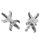 Maxbell 2 Pieces Micro Rhinestone Eagle Claw Bracelet Connector Beads Silver