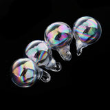 Maxbell Colorful Glass Balls DIY Charms Pendant Round Ball Crafts Ornaments 14mm