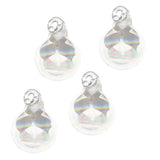 Maxbell Colorful Glass Balls DIY Charms Pendant Round Ball Crafts Ornaments 14mm