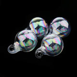 Maxbell Colorful Glass Balls DIY Charms Pendant Round Ball Crafts Ornaments 14mm