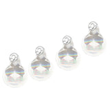 Maxbell Colorful Glass Balls DIY Charms Pendant Round Ball Crafts Ornaments 14mm