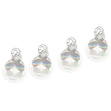 Maxbell Colorful Glass Balls DIY Charms Pendant Round Ball Crafts Ornaments 14mm