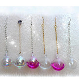 Maxbell Colorful Glass Balls DIY Charms Pendant Round Ball Crafts Ornaments 18mm