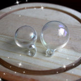 Maxbell Colorful Glass Balls DIY Charms Pendant Round Ball Crafts Ornaments 18mm