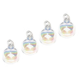 Maxbell Colorful Glass Balls DIY Charms Pendant Round Ball Crafts Ornaments 18mm