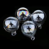 Maxbell Colorful Glass Balls DIY Charms Pendant Round Ball Crafts Ornaments 25mm