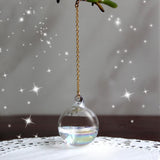 Maxbell Colorful Glass Balls DIY Charms Pendant Round Ball Crafts Ornaments 25mm