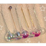 Maxbell Colorful Glass Balls DIY Charms Pendant Round Ball Crafts Ornaments 25mm