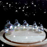 Maxbell Colorful Glass Balls DIY Charms Pendant Round Ball Crafts Ornaments 25mm